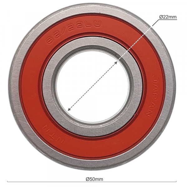 Подшипник 62/22 LLUC3/2AS ( 2RS ) NTN