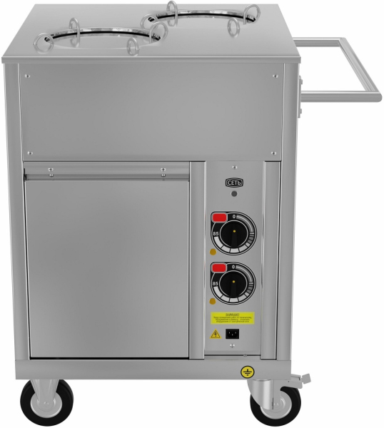 Диспенсер для тарелок напольный GABINO MT(M)-6_7 (Столешница нерж)