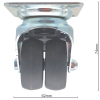 Колесо двойное поворотное с тормозом D=50MM Площадка ROBOLABS 24845