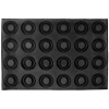 Форма кондитерская «Кольцо» набор (24 шт) D 8см L 60см w 40,5см h 1,5см силикон черный