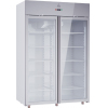 Шкаф холодильный медицинский, 1000л, 2 двери стекло, 8 полок, ножки, +2/+15С, дин.охл., краш.металл