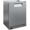 Шкаф холодильный для напитков (минибар), 110л, 1 дверь глухая, 2 полки, 4 ножки, +1/+10С, дин.охл., нерж.сталь, без столешницы, R290